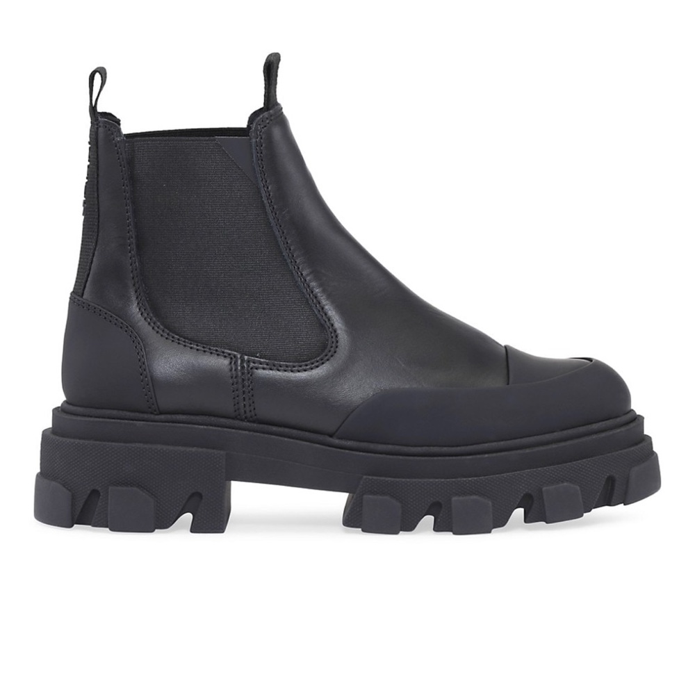 Ganni Lug sole leather boots 8.5/9